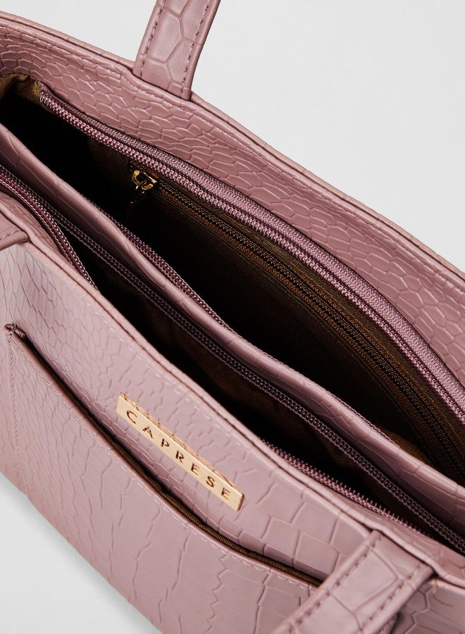 Caprese womens HARLYN T Medium DUSTY PINK Tote Bag - Image 5